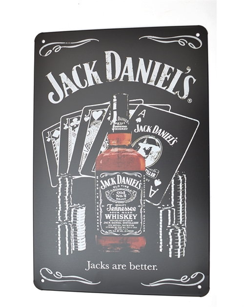 Retro Metalskilt - Jack Daniel\'s Jacks are better