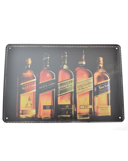 Retro Metalskilt - Johnnie Walker Whisky