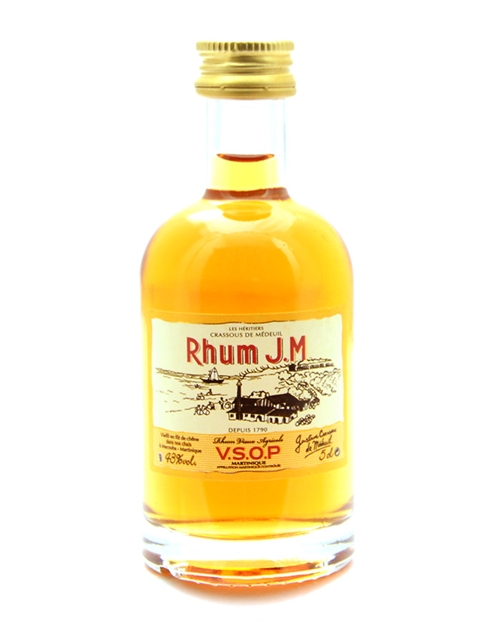 Rhum JM Minature VSOP Rhum Agricole Martinique Rom 5 cl 43%
