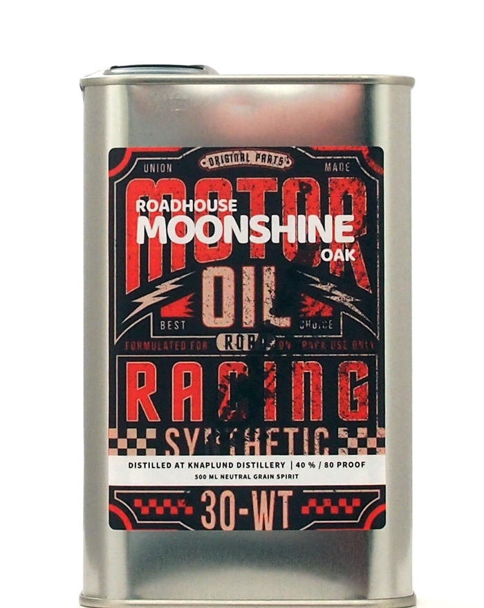 Roadhouse Motoroil Tin Can Oak Moonshine 50 cl 40