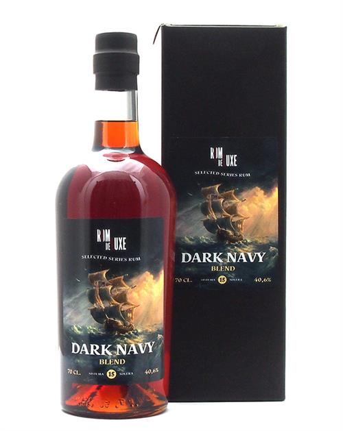 RomDeLuxe Selected Series Rum no 3 Dark Navy 70 cl Rom 40,6 alkoholprocent