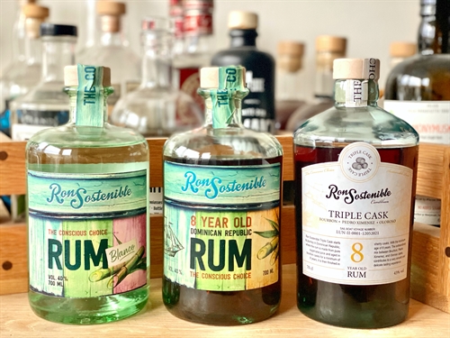 Ron Sostenible fra A Clean Spirit. Klimavenlig spanskstilet rom lavet på den rene sukkerrørssaft