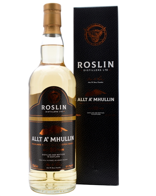 Ben Nevis 2012/2023 Roslin Distillers Allt A\'Mhullin 10 år Highland Single Malt Scotch Whisky 57,7%