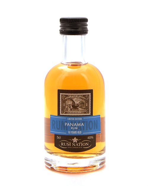 Rum Nation Miniature Panama 10 år Solera Limited Edition Rom 5 cl 40%