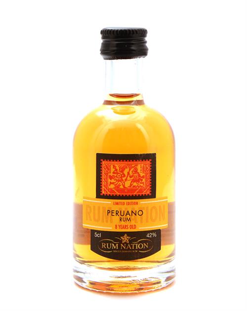 Rum Nation Miniature Peruano 8 år Limited Edition Peru Rom 5 cl 42%