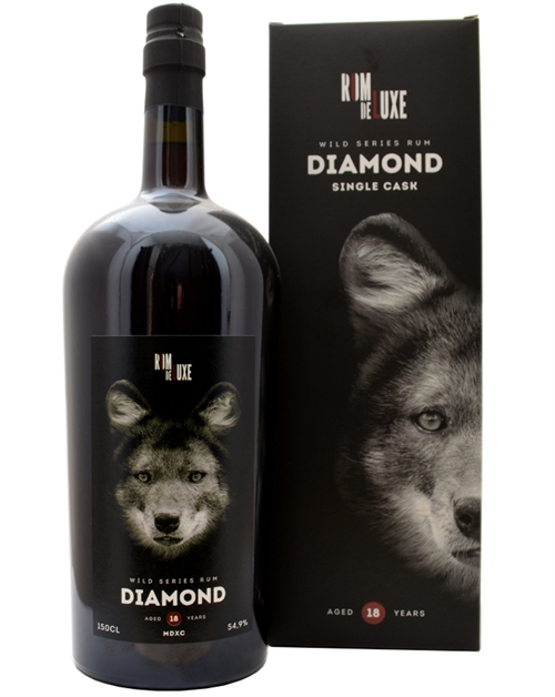 RomDeLuxe Wild Series Rum Diamond MDXC Magnum Single Cask Rom 150 cl 54,9%