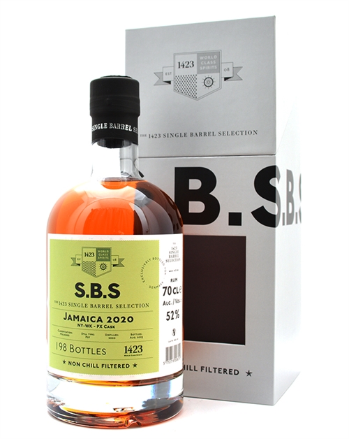 SBS 2020/2023 1423 NY-WK Single Barrel Selection 3 år Jamaica Rom 70 cl 52%