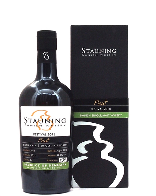 Stauning Peated Festival 2018 Dansk Single Malt Whisky 59,9%