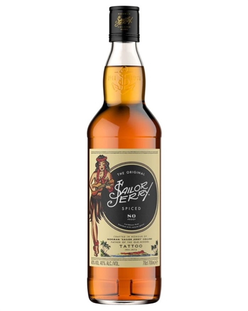 Sailor Jerry Spiced Caribbean spirit drink 40%