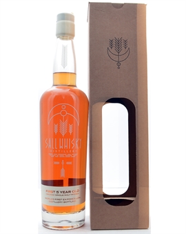 Sall Whisky 5 år Fondillon Cask Økologisk Single Malt Dansk Whisky 70 cl 55,4%