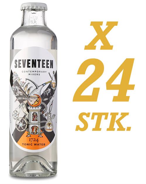 Seventeen 1724 Tonic Water x 24 stk i kasse - Perfect for Gin and Tonic 20 cl