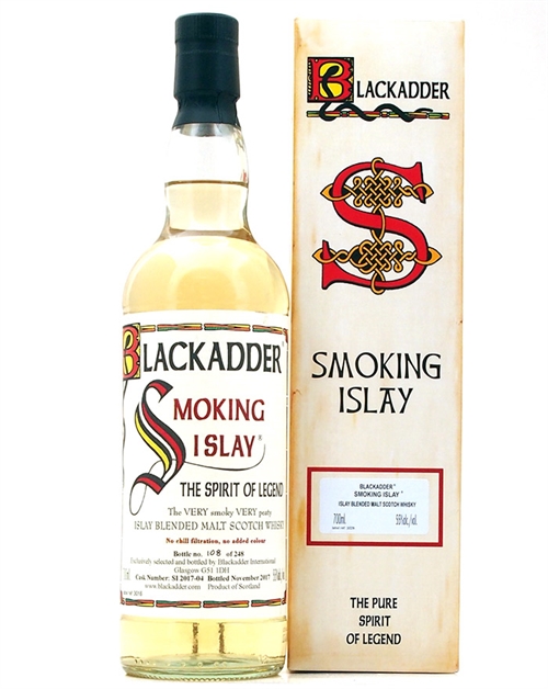 Smoking Islay Blackadder Raw Cask 2017 Blended Islay Malt Whisky 55%