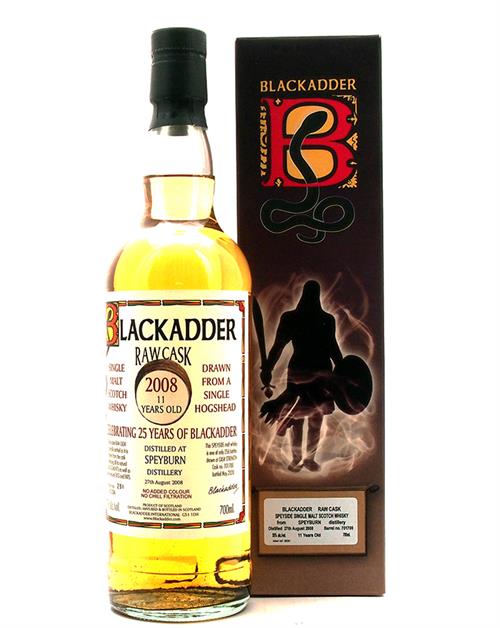 Speyburn 2008/2020 Blackadder Raw Cask 11 år Single Speyside Malt Whisky 70 cl 55%