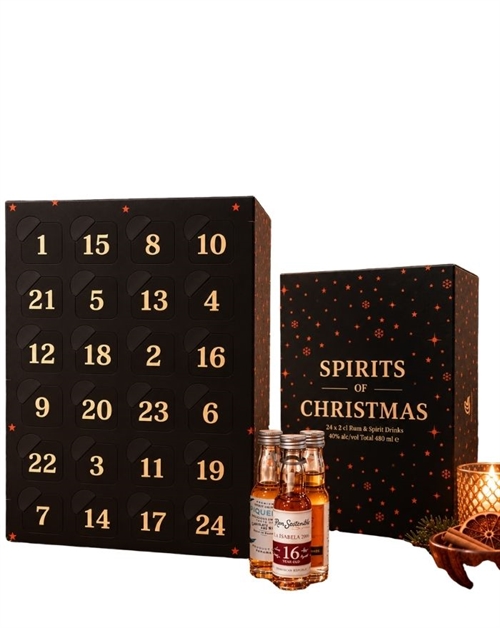 Spirit of Christmas fra A Clean Spirit - Romjulekalender fyldt med 24 stk x 2cl 