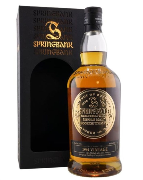 Springbank 1994 Vintage 31 år Single Campbeltown Malt Scotch Whisky 45,1%