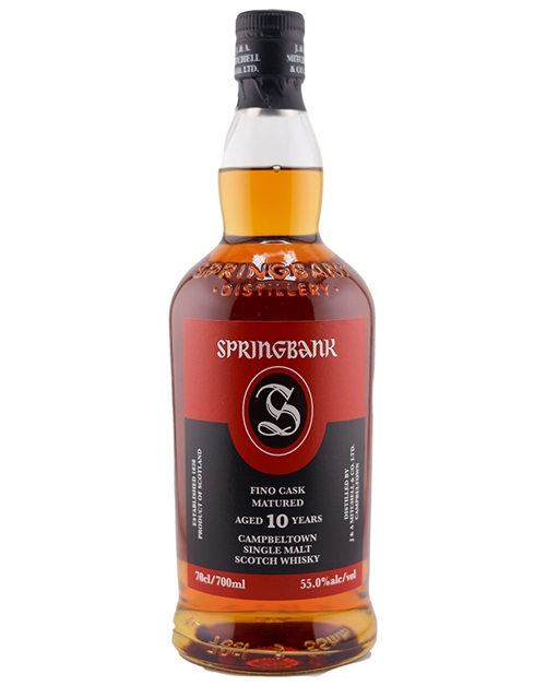 Springbank 10 år Fino Cask Matured Campbeltown Single Malt Scotch Whisky 55%