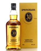 Springbank 30 år 2022 Release Single Campbeltown Malt Whisky 46%