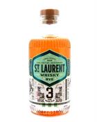 St Laurent 3 år Double Distilled Copper Still Canadian Rye Whisky 70 cl 43%