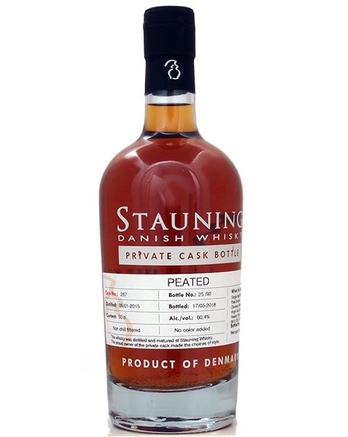 Stauning Private Cask Wenqian Yun 2015/2018 Danish Peated Single Malt Whisky 60,4%