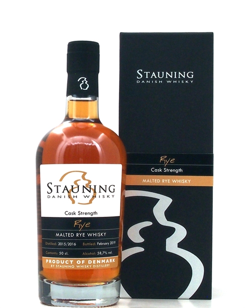 Stauning Rye Cask Strength – Dansk Rugwhisky 58,7% (Februar 2019)