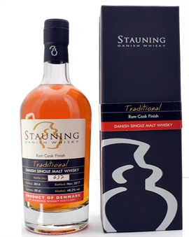 Stauning Traditional Rum Cask 2014/2017 Dansk Single Malt Whisky 48,2%