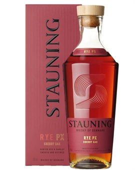 Stauning Rye PX Sherry Oak Dansk Whisky 70 cl 46%