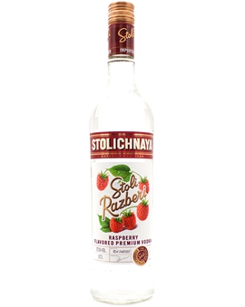 Stolichnaya Raspberry Flavored Ultra Premium Vodka 70 cl 37,5%