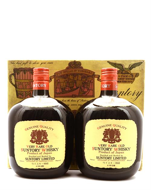 Suntory Limited Yamazaki Distillers Gavesæt Very Rare Old Blended Japan Whisky 2x76 cl 43%