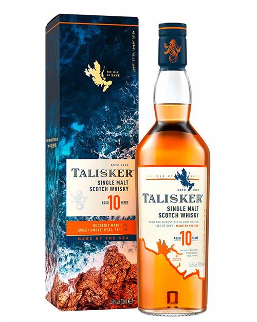 Talisker 10 år Single Isle of Skye Malt Whisky 70 cl 45,8%