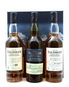 Talisker Gavesæt Miniature Single Skye Malt Scotch Whisky 3x20 cl 45,8-57%