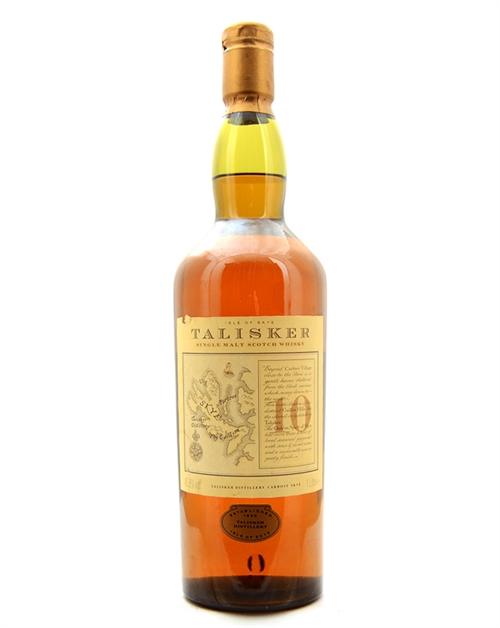 Talisker Old Version 10 år Single Isle of Skye Malt Scotch Whisky 100 cl 45,8%