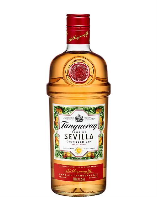 Tanqueray Flor de Sevilla Gin fra England indeholder 41,3 procent alkohol