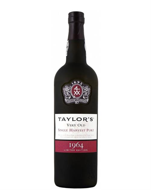 Taylors Very Old Single Harvest Port 1964 Tawny Portvin 75 cl 20%