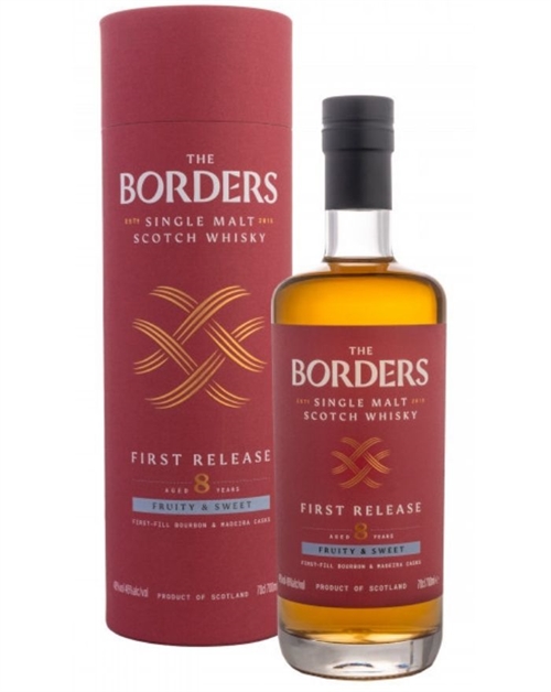 The Borders First Release 8 år Lowland Single Malt Scotch Whisky 70 cl 46%