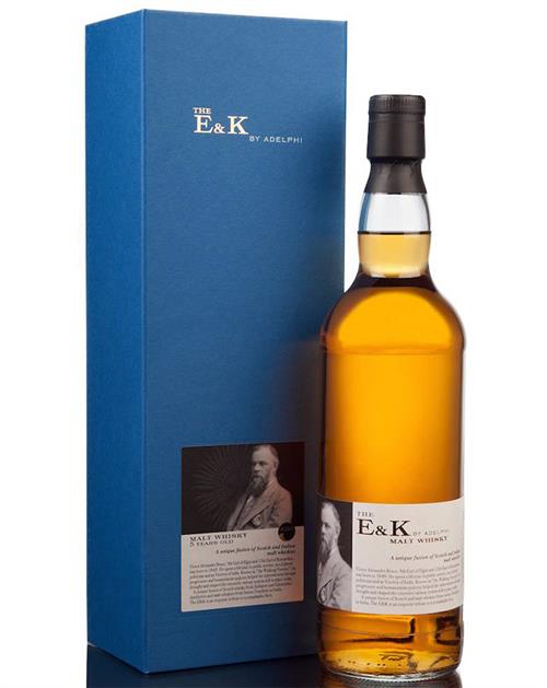 The E & K by Adelphi 5 år Fusion of Indian and Scotch Malt Whisky 70 cl 57,8%