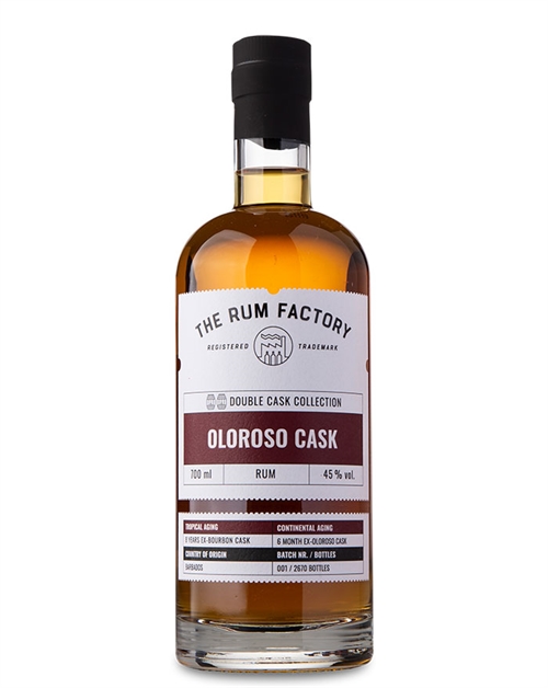 The Rum Factory Double Cask Collection Oloroso Cask Barbados Rom 70 cl 45%
