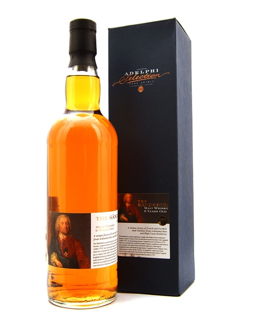 The Sandebud by Adelphi 6 år Fusion of Ardnamurchan and High Coast Blended Malt Whisky 70 cl 58,9%
