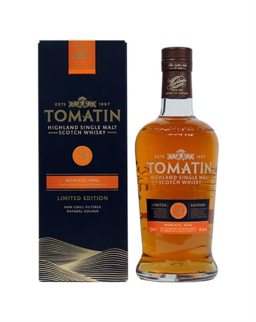 Tomatin 15 år Moscatel Wine Cask Single Malt Highland Malt Whisky