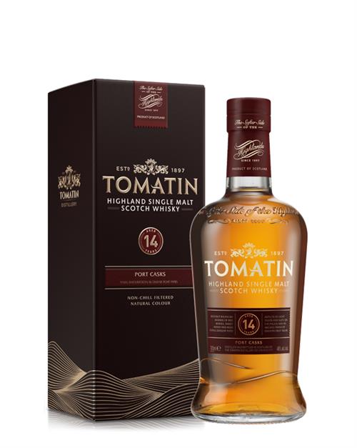 Tomatin 14 år Port Casks Single Highland Malt Whisky 70 cl 46%