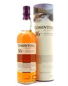 Tomintoul "The Gentle Dram" 16 år Speyside Glenlivet Single Malt Scotch Whisky 40%
