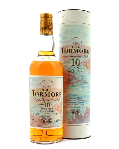Tormore 10 år Matured in Oak Casks Old Version Pure Single Speyside Malt Scotch Whisky 70 cl 43%