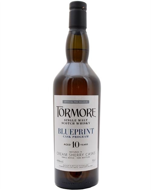 Tormore Blueprint 10 år Cream Sherry Casks Single Malt Scotch Whisky 48%