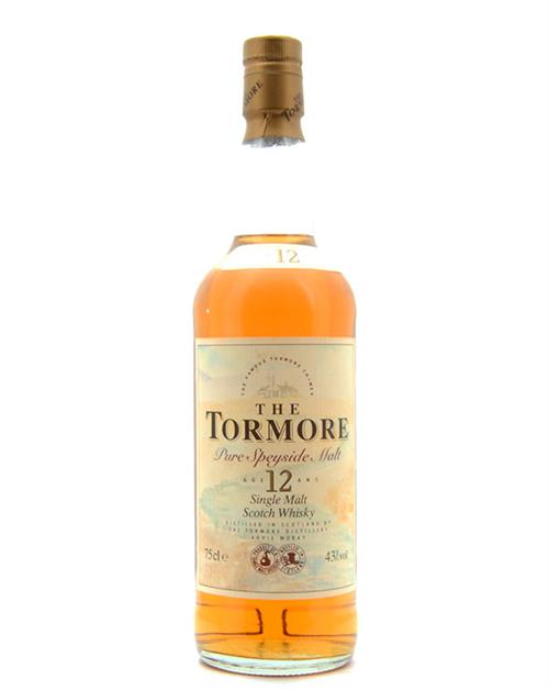 Tormore Old Version 12 år Single Pure Speyside Malt Scotch Whisky 43%