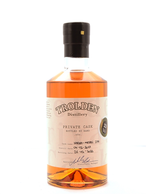 Trolden Distillery Whiskymesse Malt 2022 Private Cask Single Malt Whisky 59%