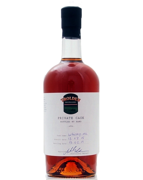 Trolden Distillery Whiskymesse Malt 4 år Private Cask Single Malt Whisky 60,5%