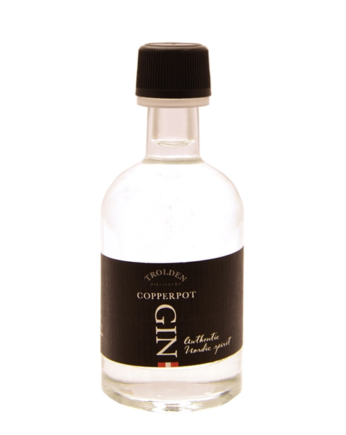Trolden Miniature Copperpot Authentic Nordic Spirit Copper Distilled Danish Gin 5 cl 40%