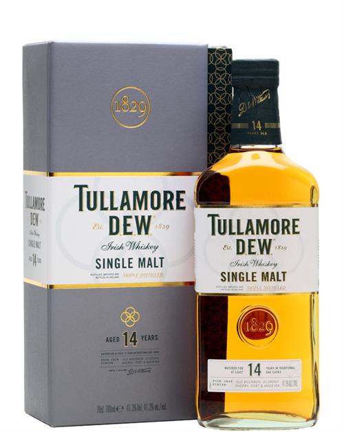 Tullamore Dew 14 år Triple Distilled Single Malt Irish Whiskey 70 cl 41,3%