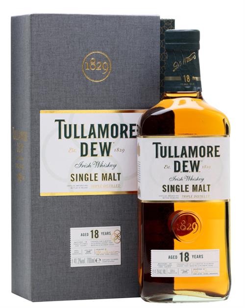 Tullamore Dew 18 år Triple Distilled Single Malt Irish Whiskey 70 cl 41,3%