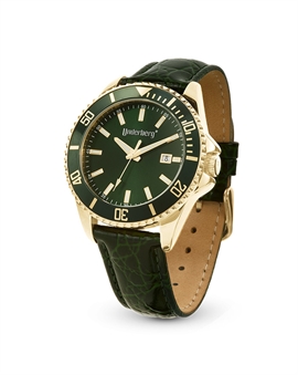 Underberg Herre Ur i Forgyldt Stål