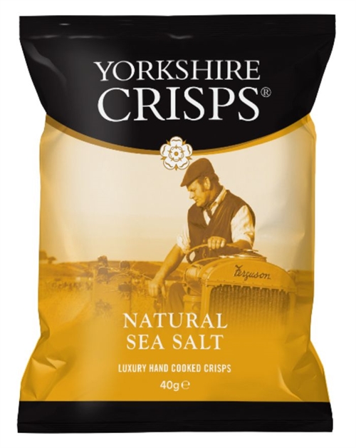 Yorkshire Crisps Natural Sea Salt Chips 40g